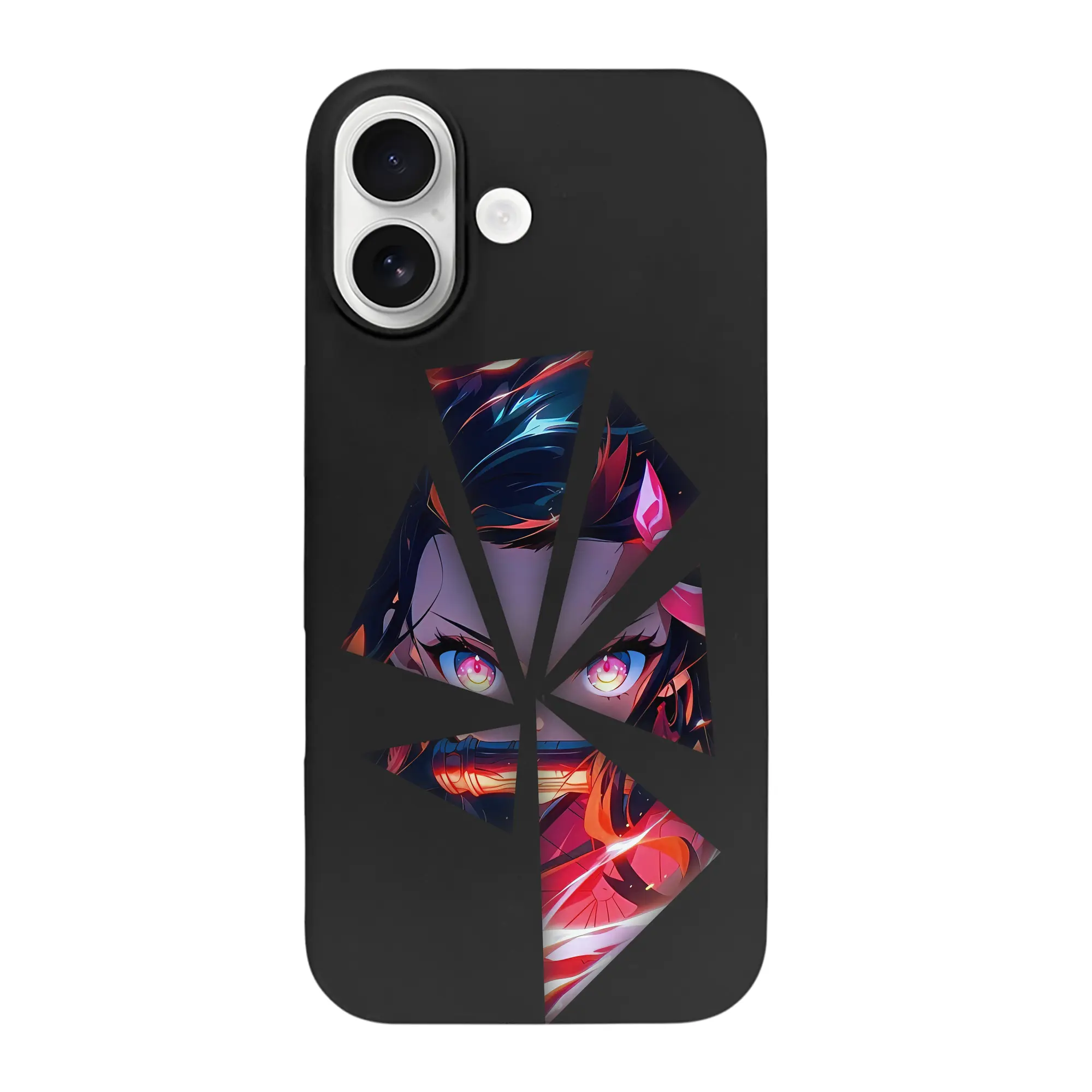 鬼滅の刃 グッズ,竈門 禰豆子 - iPhone 17 シリーズ シリコンケース 薄型 耐衝撃 指紋防止 ソフトタッチカバー 精密フィット 傷防止 保護ケース iPhone 17/17 Air/17 Pro/17 Pro Max 対応